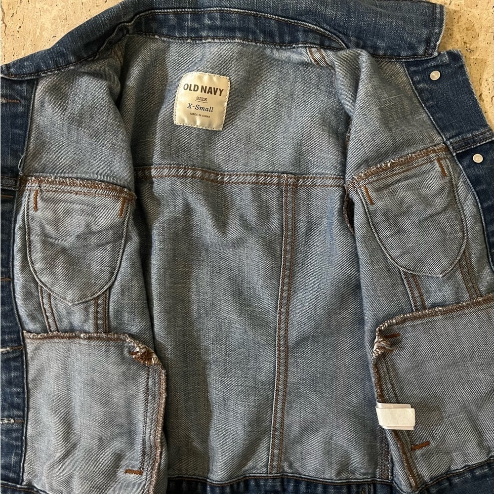 Y2K Vintage Old Navy Denim Jacket Women’s Size X-Small - Picture 6 of 8